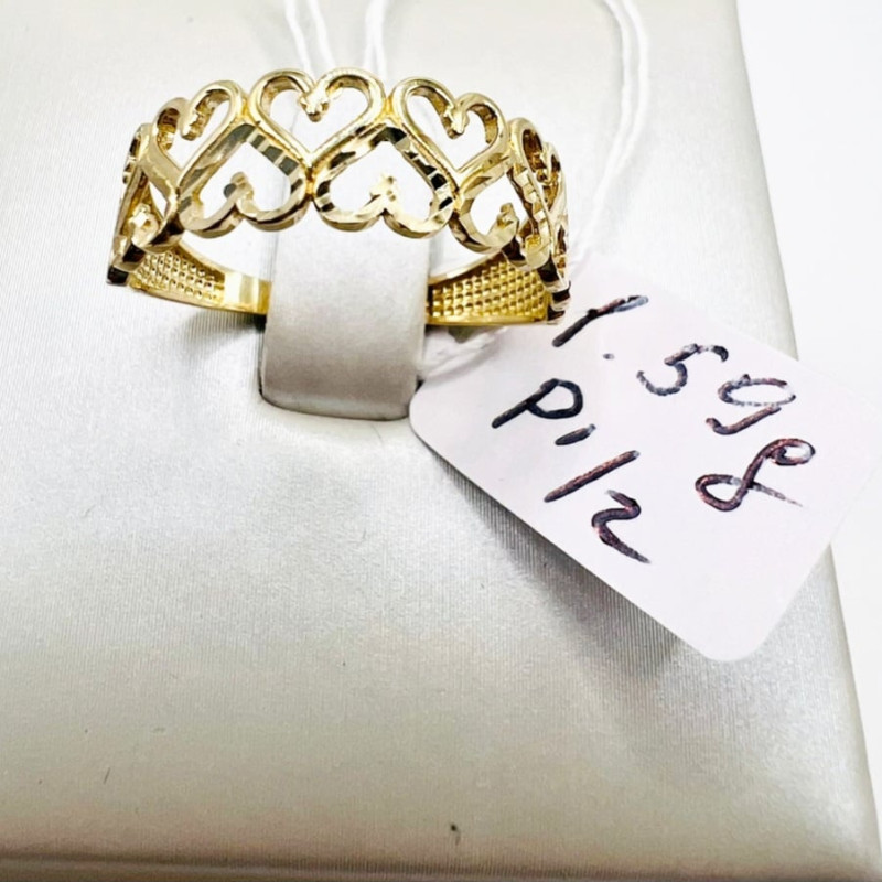 Kenzari Jewellery 14k Gold Ring for Women - 1.59 Grams