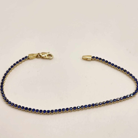 Kenzari Jewellery 14k Gold Tennis Bracelet for Women - 2.31 Grams