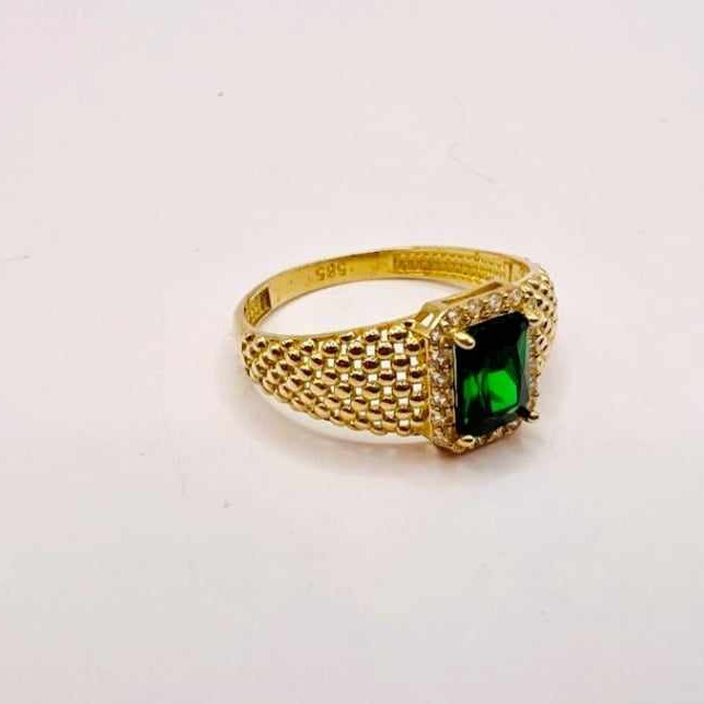Kenzari Jewellery 14k Gold Ring for Women - 2.61 Grams