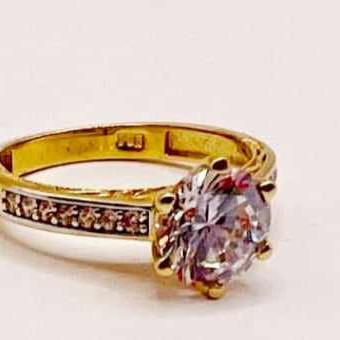 Kenzari Jewellery 14k Gold Ring for Women - 4.19 Grams