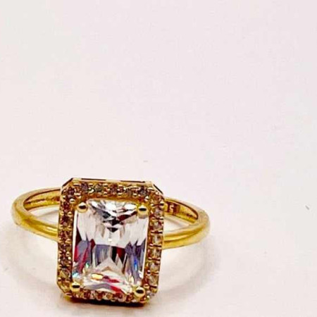 Kenzari Jewellery 14k Gold Ring for Women - 1.93 Grams