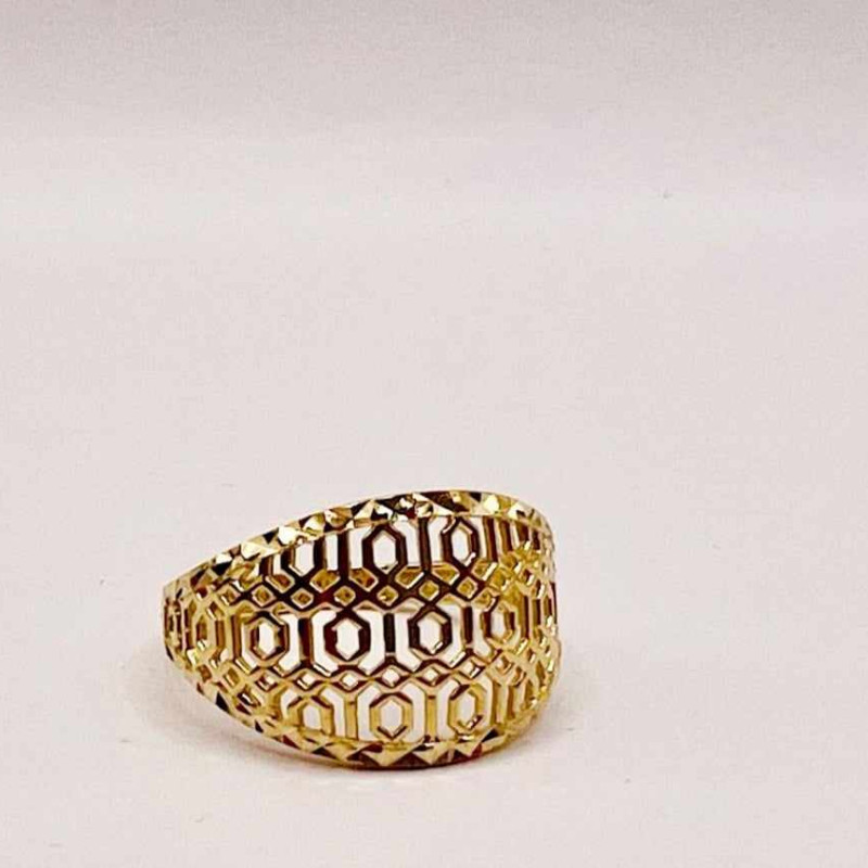 Kenzari Jewellery 14k Gold Ring for Women - 1.78 Grams