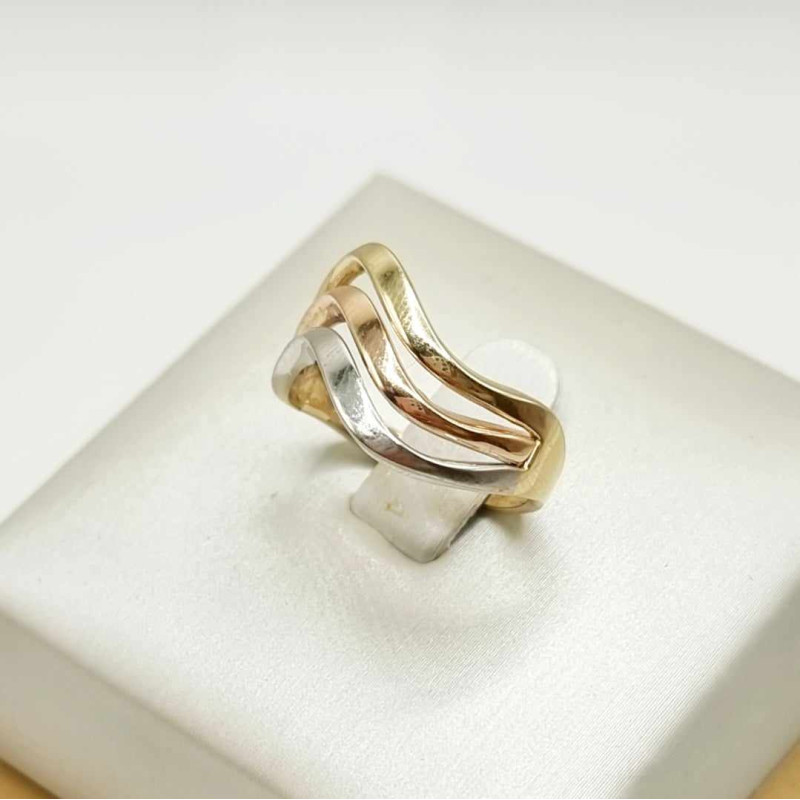 Kenzari Jewellery 14k Gold Ring for Women - 4.02 Grams