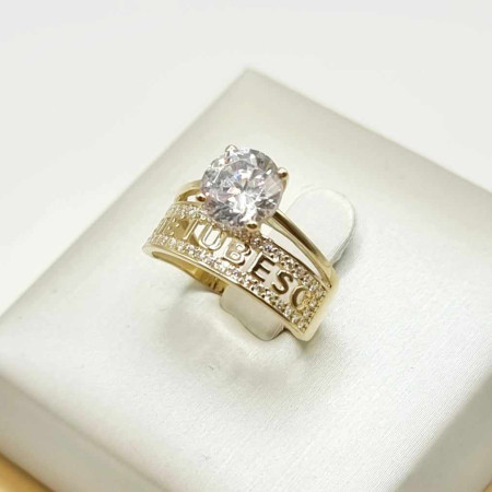 Kenzari Jewellery 14k Gold Ring for Women - 3.83 Grams