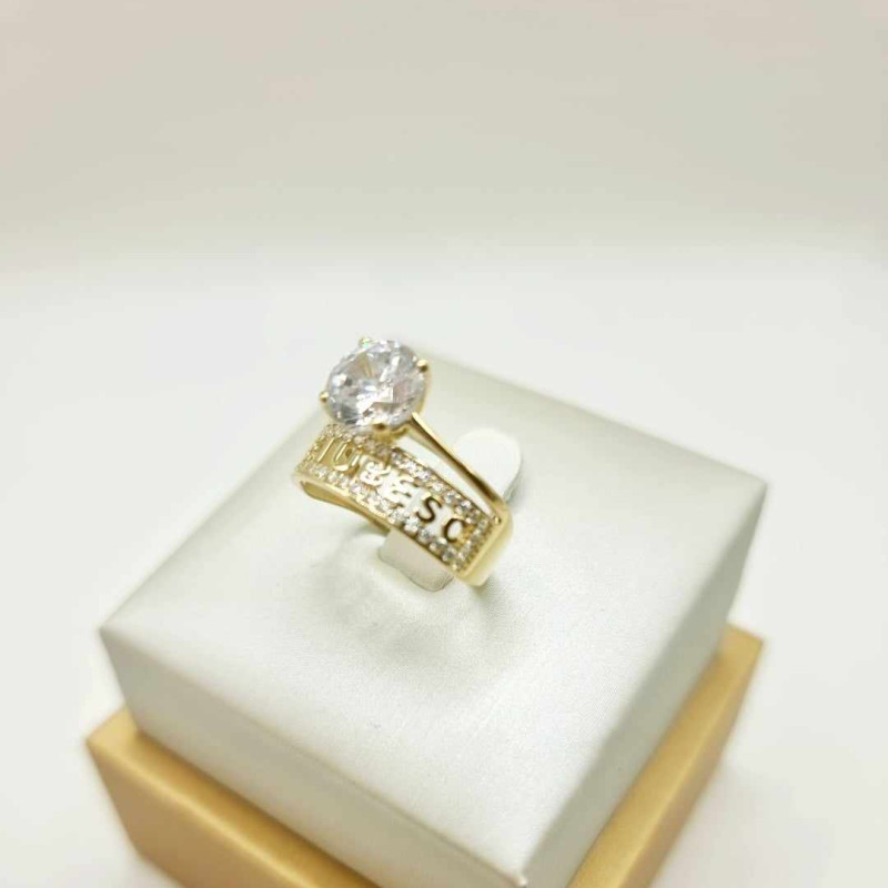 Kenzari Jewellery 14k Gold Ring for Women - 3.42 Grams