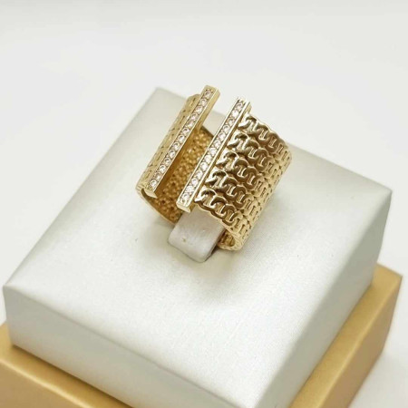 Kenzari Jewellery 14k Gold Ring for Women - 9.24 Grams