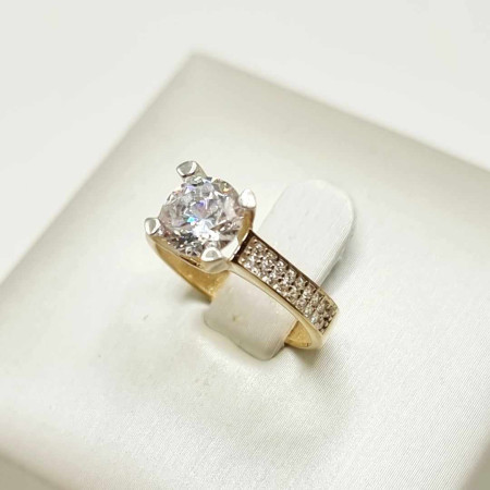 Kenzari Jewellery 14k Gold Ring for Women - 2.78 Grams