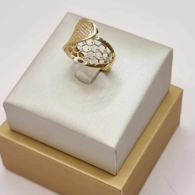 Kenzari Jewellery 14k Gold Ring for Women - 3.03 Grams