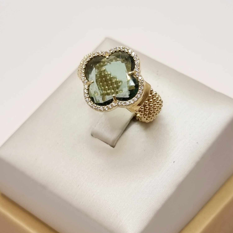 Kenzari Jewellery 14k Gold Ring for Women - 5.50 Grams