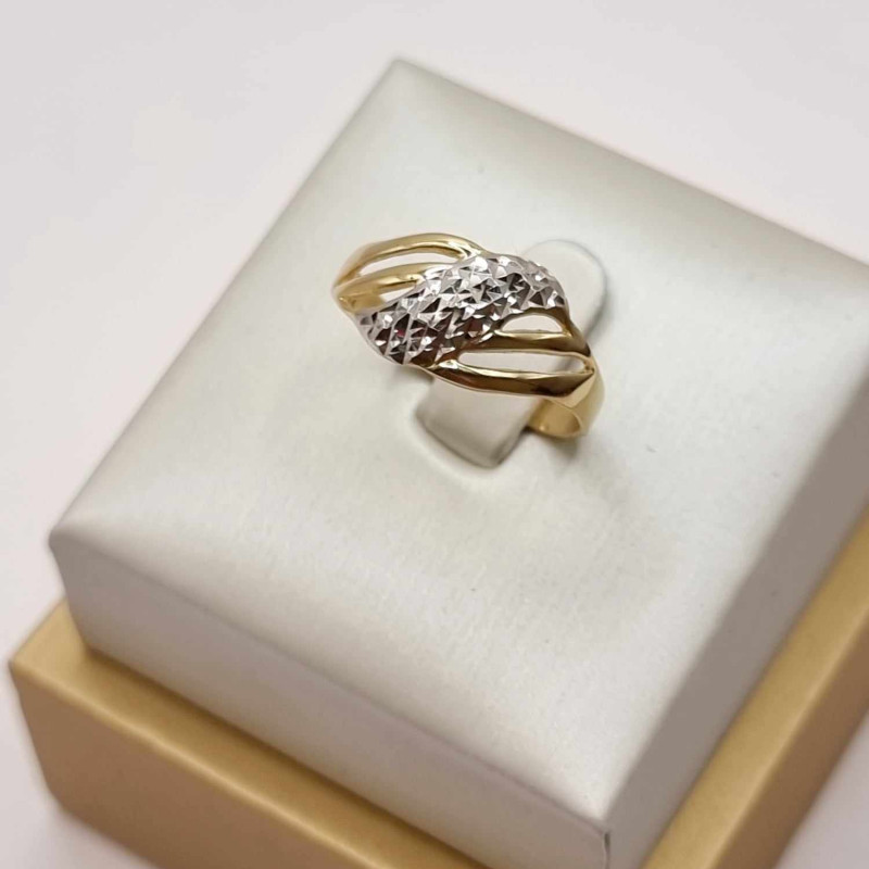 Kenzari Jewellery 14k Gold Ring for Women - 2.55 Grams