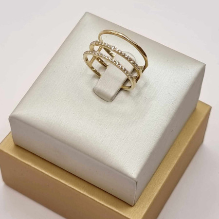 Kenzari Jewellery 14k Gold Ring for Women - 2.92 Grams