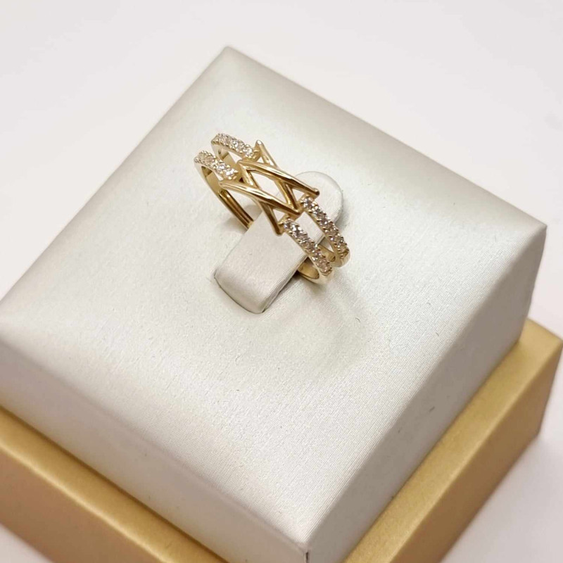 Kenzari Jewellery 14k Gold Ring for Women - 2.57 Grams