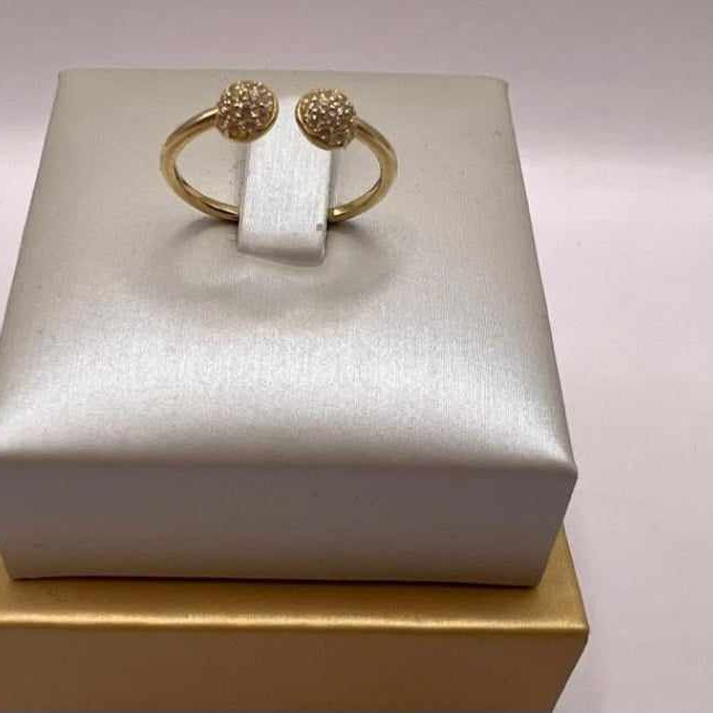 Kenzari Jewellery 14k Gold Ring for Women - 1.39 Grams