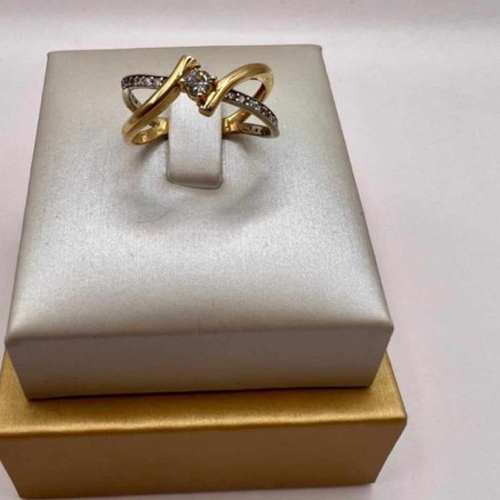 Kenzari Jewellery 14k Gold Ring for Women - 2.94 Grams