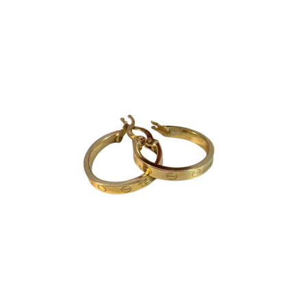 14K Gold Hoop Earrings – 1.8cm (2g)
