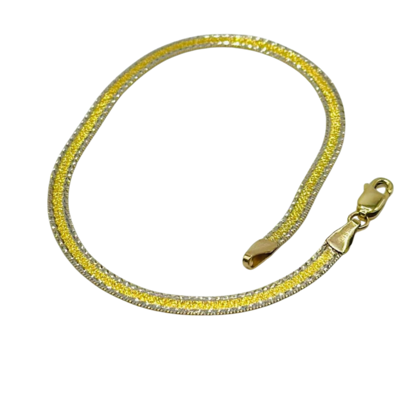 14K Italian Gold Bracelet – 20cm (2.65g)