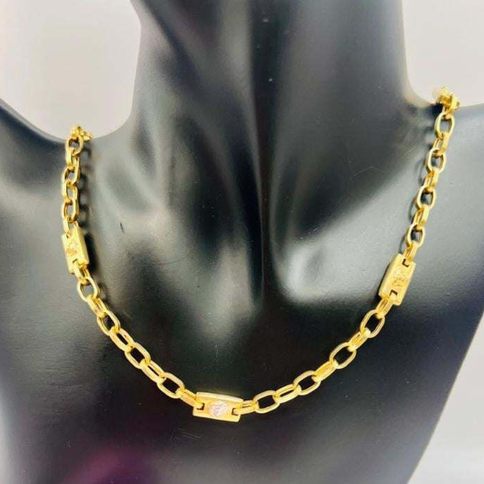 Kenzari Jewellery 14k Gold Necklace for Men - 14.07 Grams