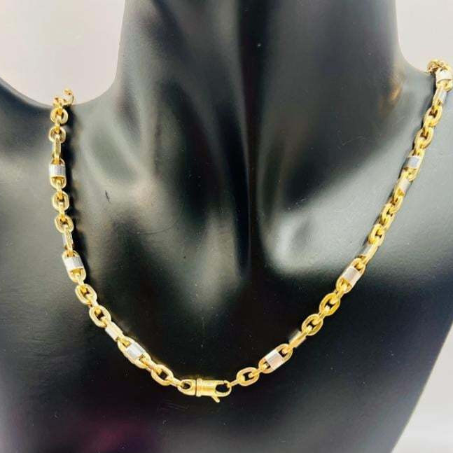 Kenzari Jewellery 14k Gold Necklace for Men - 21.10 Grams