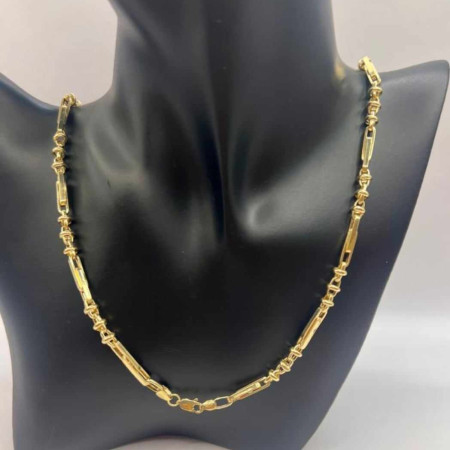 Kenzari Jewellery 14k Gold Necklace for Men - 11.05 Grams