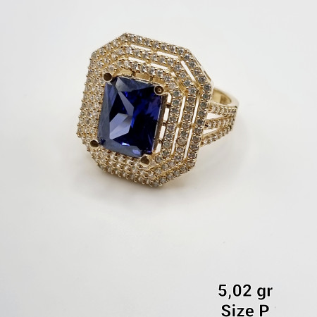 Kenzari Jewellery 14k Gold Ring for Women - 5.02 Grams