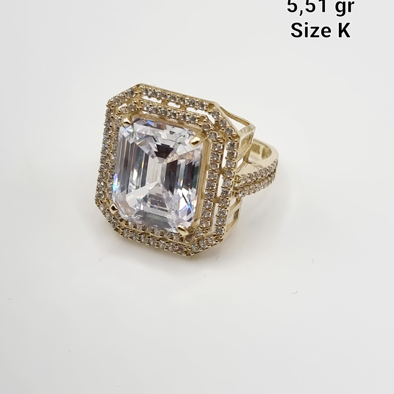 Kenzari Jewellery 14k Gold Ring for Women - 5.51 Grams