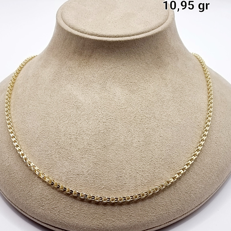 Kenzari Jewellery 14k Gold Necklace for Women - 10.95 Grams