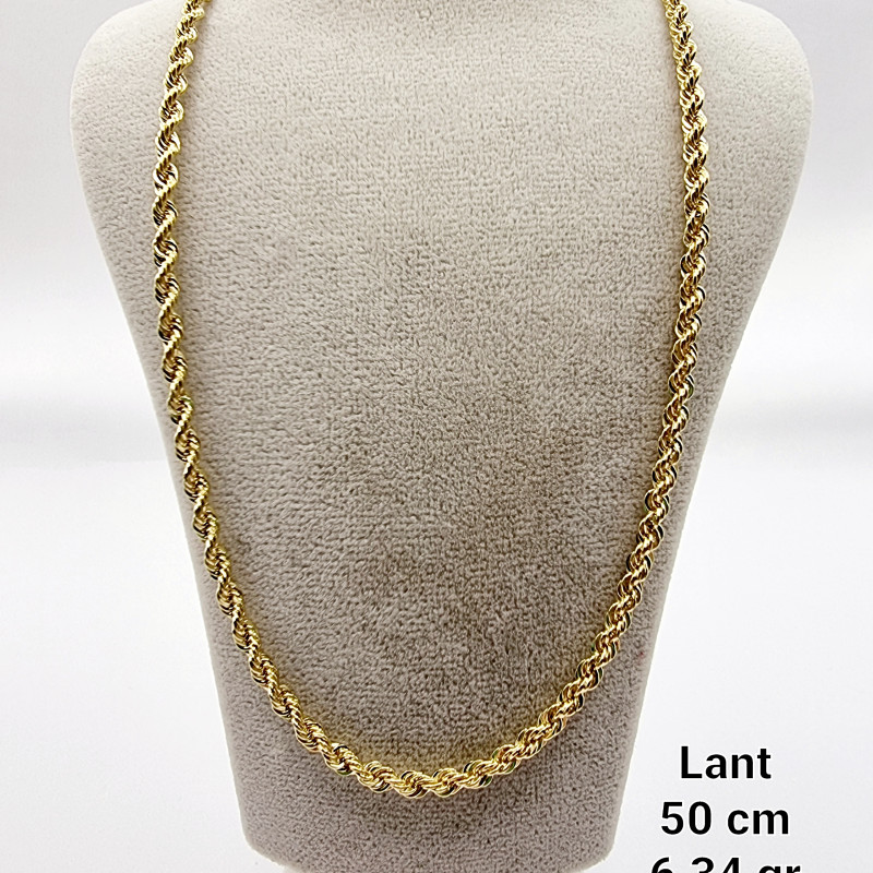 Kenzari Jewellery 14k Gold Necklace for Women - 6.34 Grams