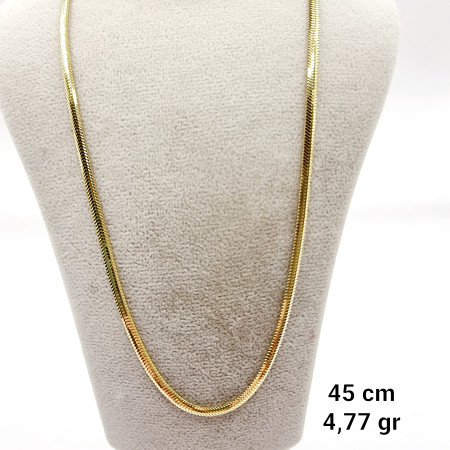 Kenzari Jewellery 14k Gold Necklace for Women - 4.77 Grams