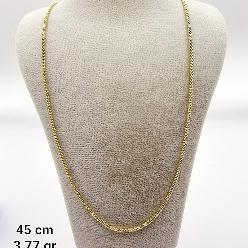 Kenzari Jewellery 14k Gold Necklace for Women - 3.77 Grams