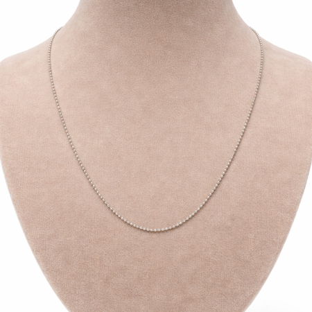 Silver Chain Necklace - 50 cm, 1.50g Silver Chain Necklace - 50 cm, 1.50g