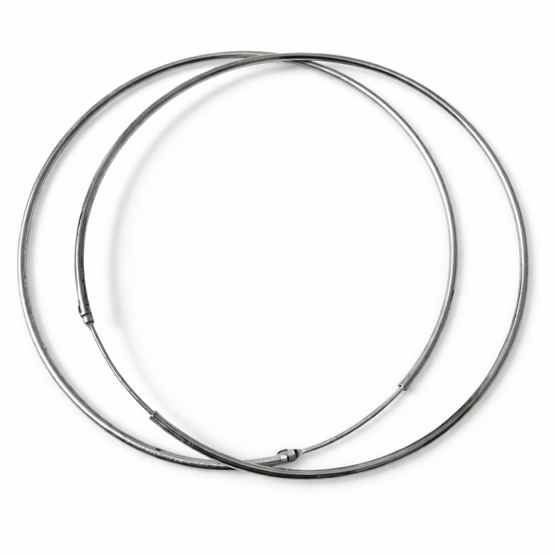 Sterling Silver Hoop Earrings 7cm (Large Round Hoops) – 5g