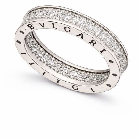 Silver Ring 6.35g - Pave Set Eternity Ring with Roman Numerals